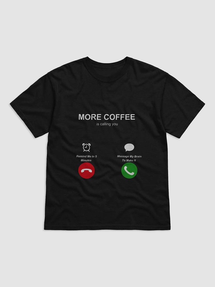 MORE COFFEE T-SHIRT (WHITE) product image (1)