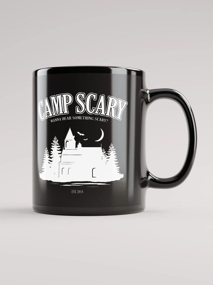 Camp Scary Black Glossy Mug product image (2)