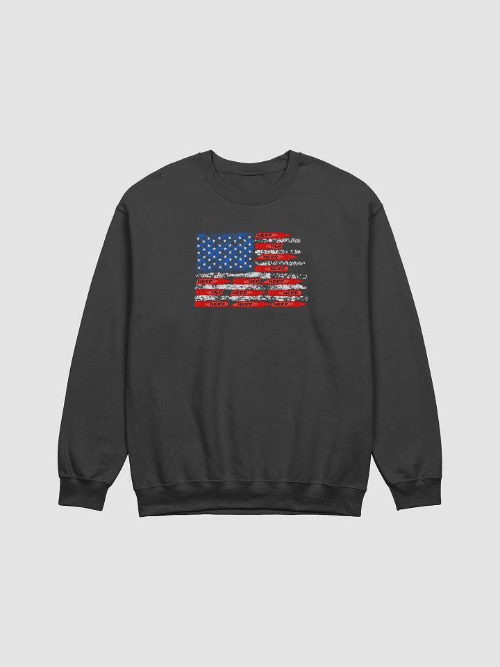 American Flag Nerd Sweatshirt product image (1)