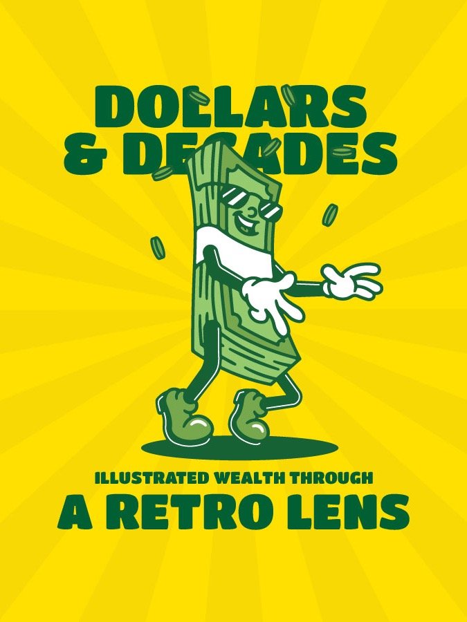 Dollars Money Character Illustration Design product image (1)
