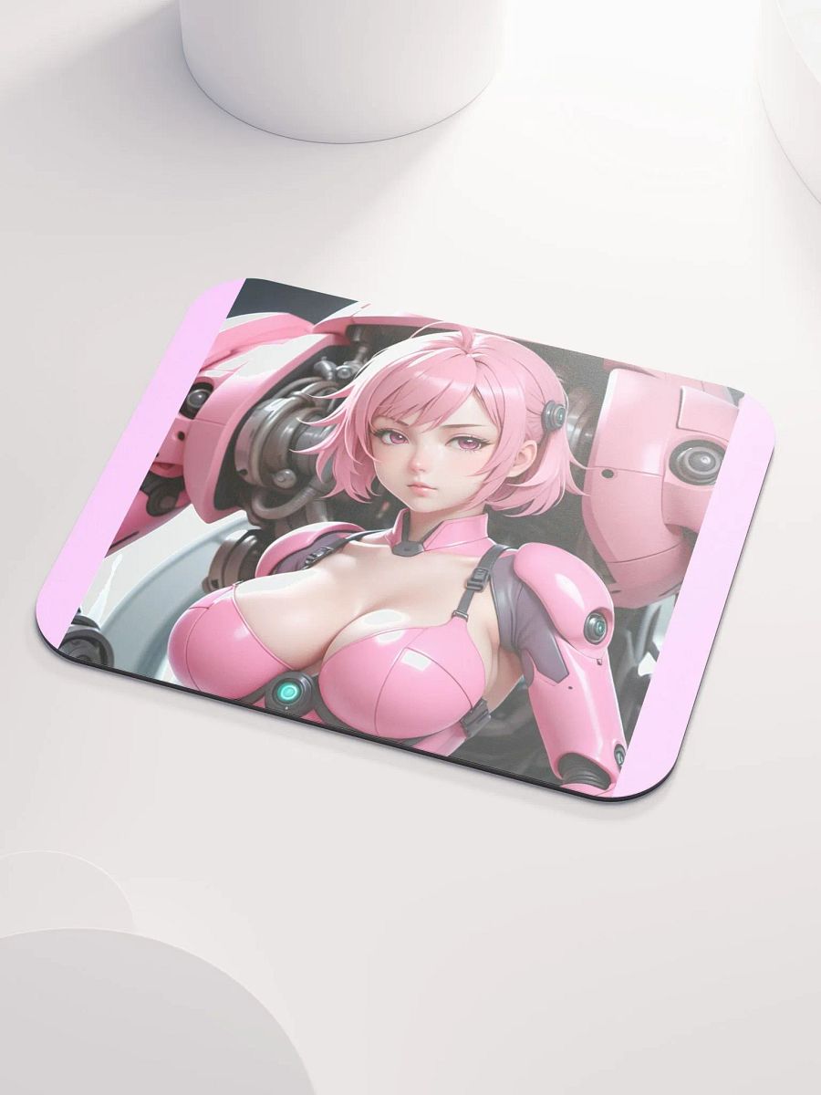 Futuristic Pink Anime Mouse Pad product image (4)