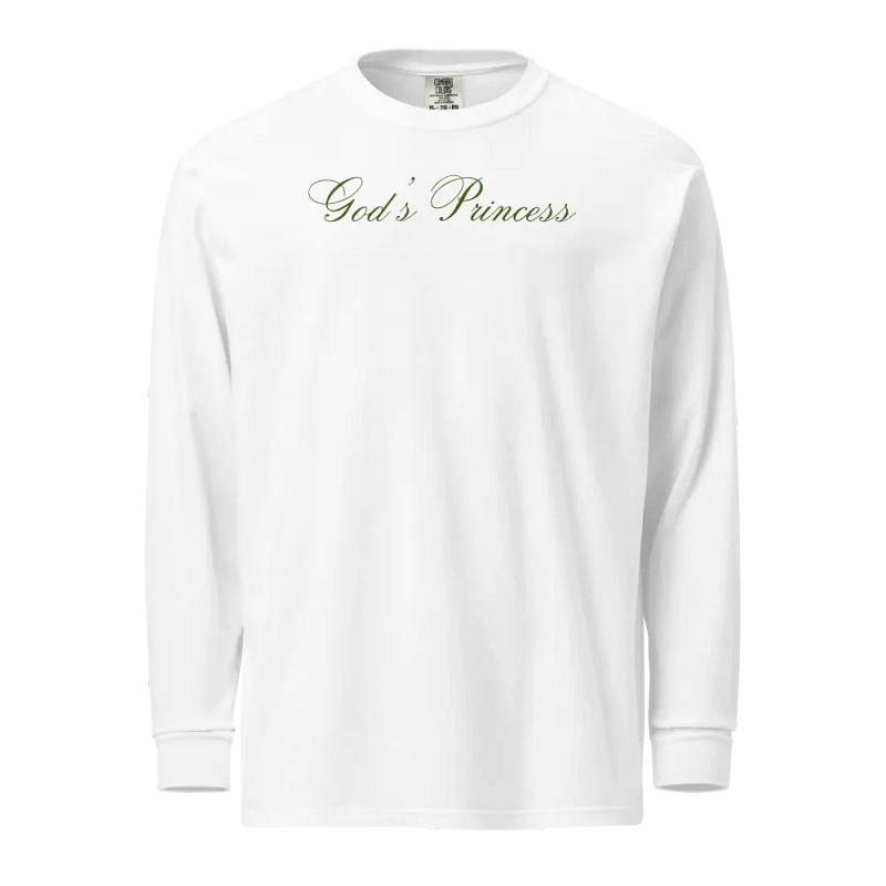 God's Princess (Dark Green Script) Long Sleeve