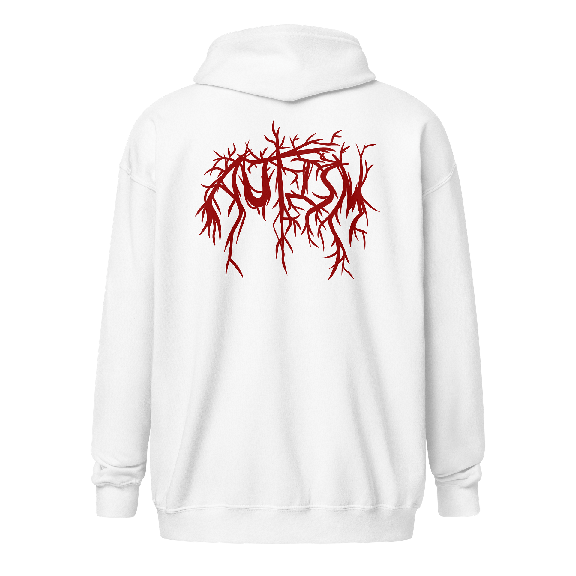 Autism metal zip hoodie product image (3)