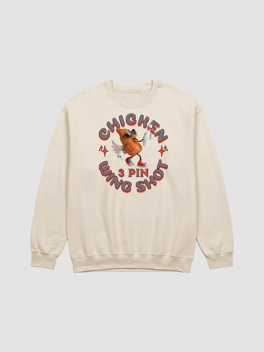 Chicken Wing Shot 3 Pin Bowling Funky Crewneck product image (13)