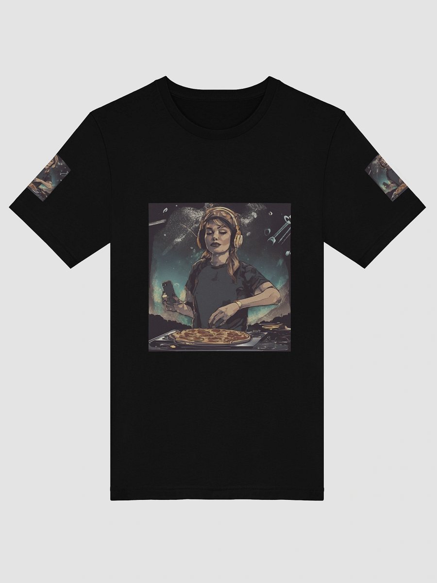 Cosmic DJ Pizza T-Shirt product image (5)