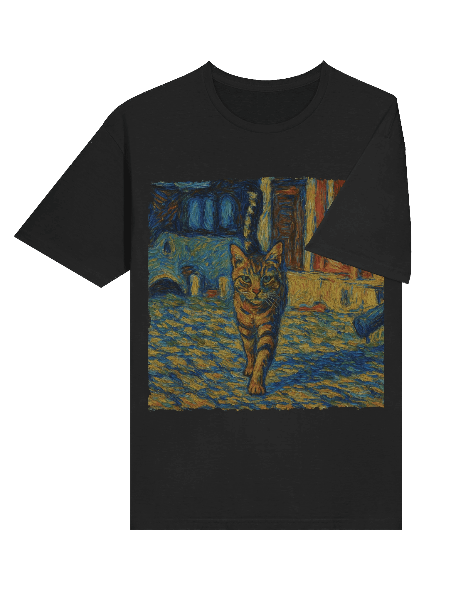Van Gogh Cat Walk T-Shirt product image (35)