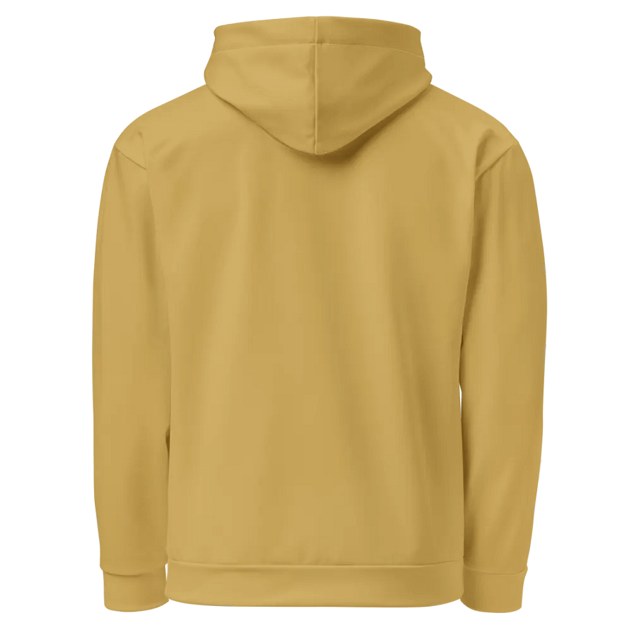 Plain Medium Dark Yellow Light Summer Unisex Recycled Polyester Heavyweight Premium Hoodie by Treasure Pie product image (2)
