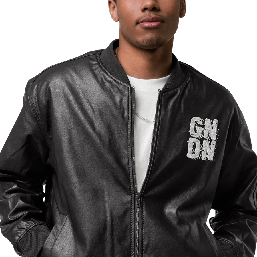 GNDN Leather Bomber Jacket product image (6)