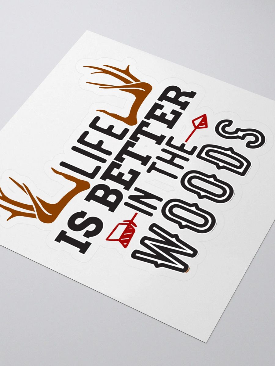 Life is Better in the Woods Kiss-Cut Stickers product image (3)