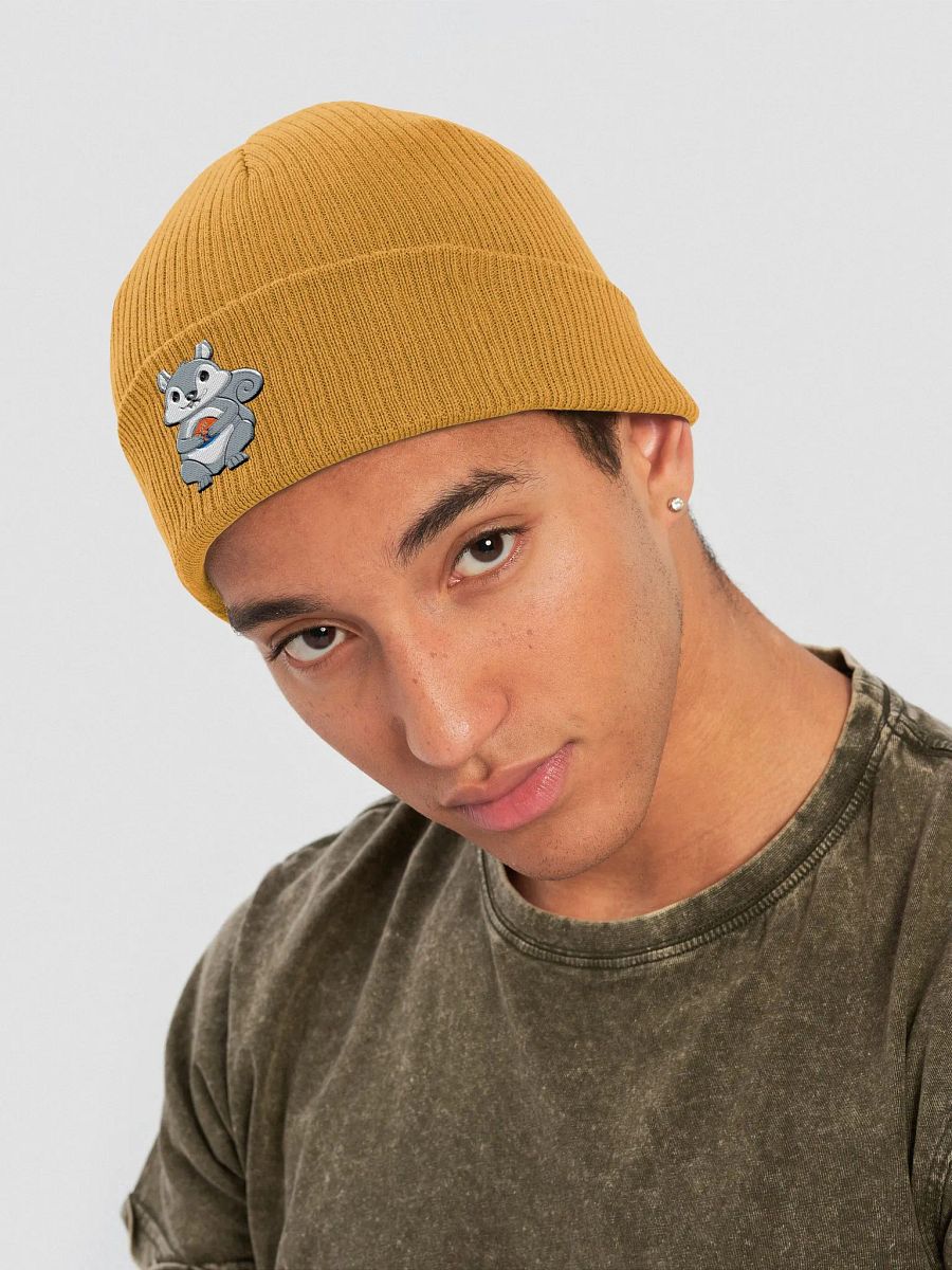 Organic Cotton Embroidered Beanie: Pooky Image product image (4)