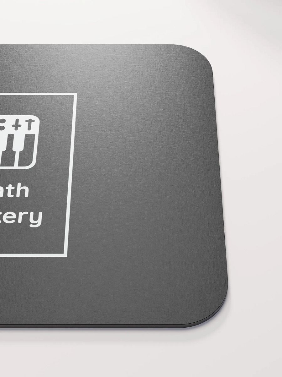 Synth Geekery Mouse Mat - Black product image (5)