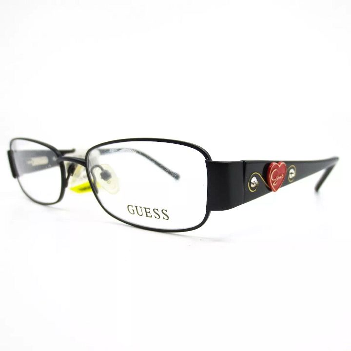 Guess GU9085 BLK Eyeglasses Black Rectangular Girls Kids Frames 48[]16 130 product image (1)