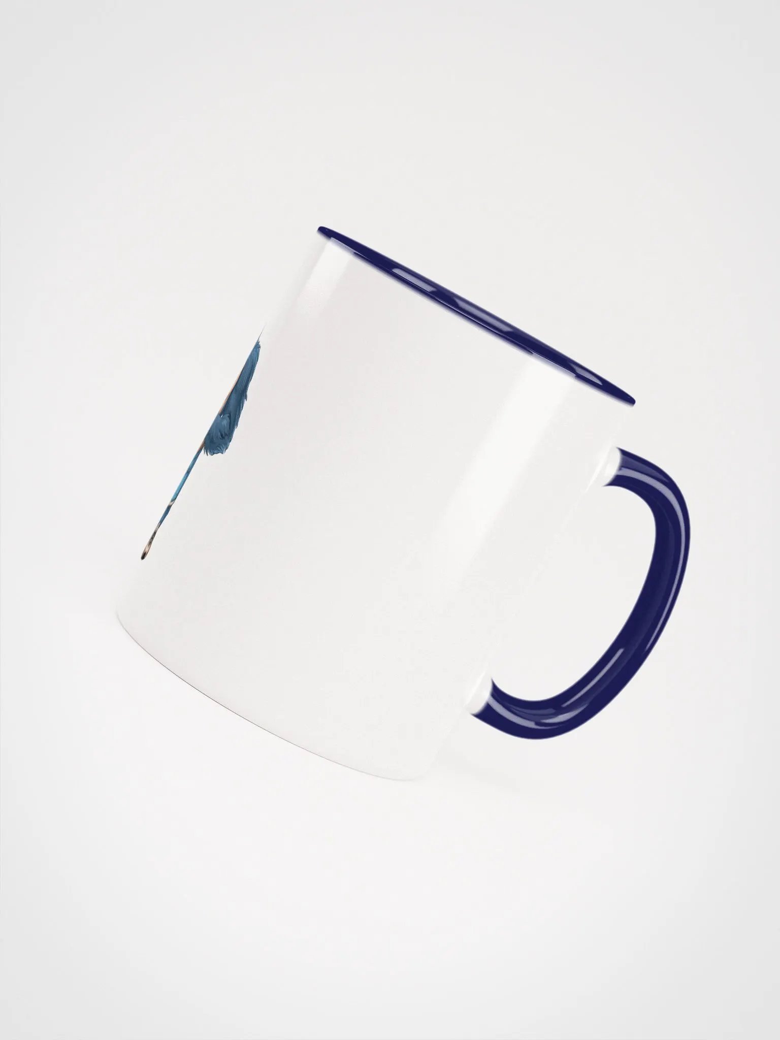 Blue Gorilla Ceramic Mug with Color Inside product image (5)