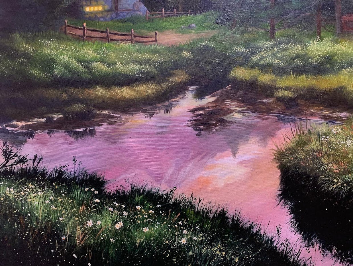Goldshire (World of Warcraft)- Original Oil Painting product image (4)