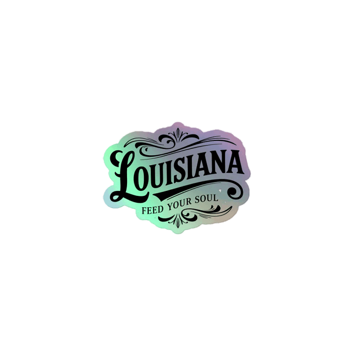 Louisiana Soul Kiss-Cut Holographic Sticker Sheet product image (1)