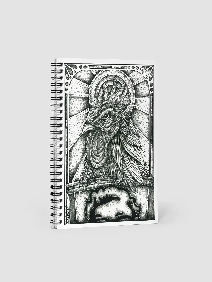 Rooster Spiral Notebook product image (1)