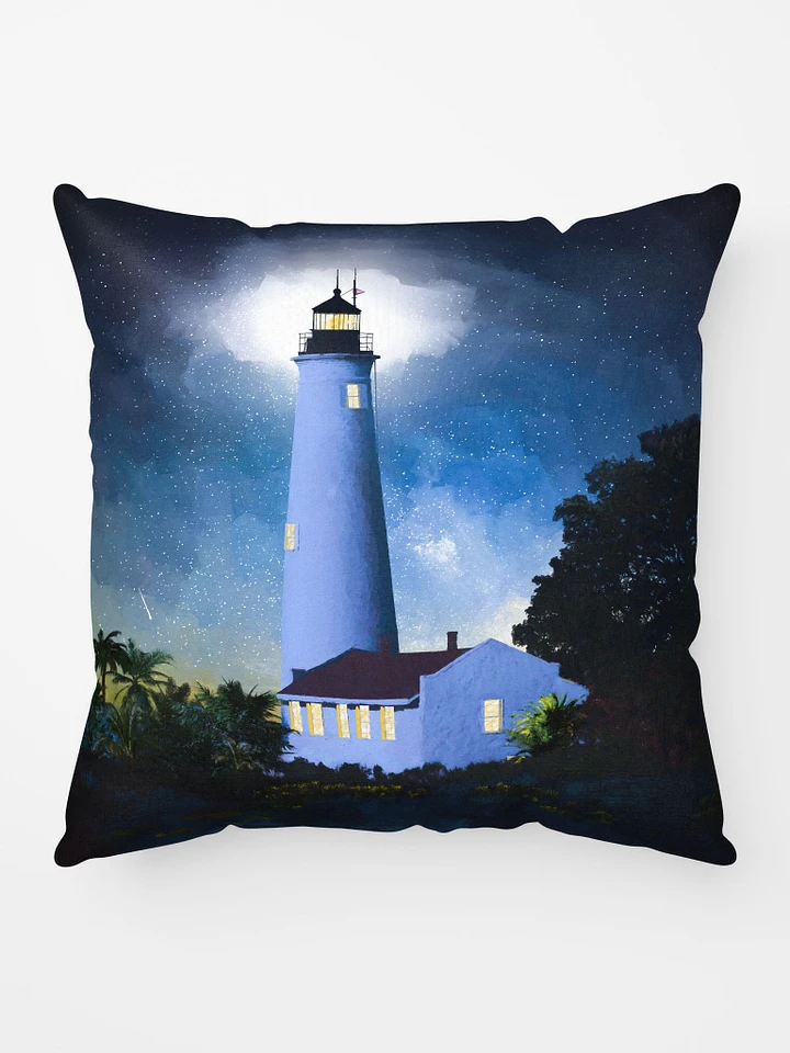 Historic St Marks Lighthouse – Florida Throw Pillow product image (1)