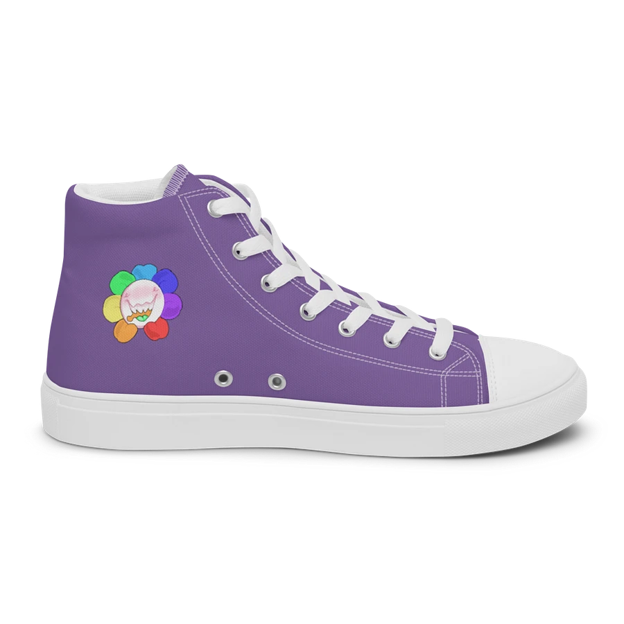 Purple and White Flower Sneakers product image (4)