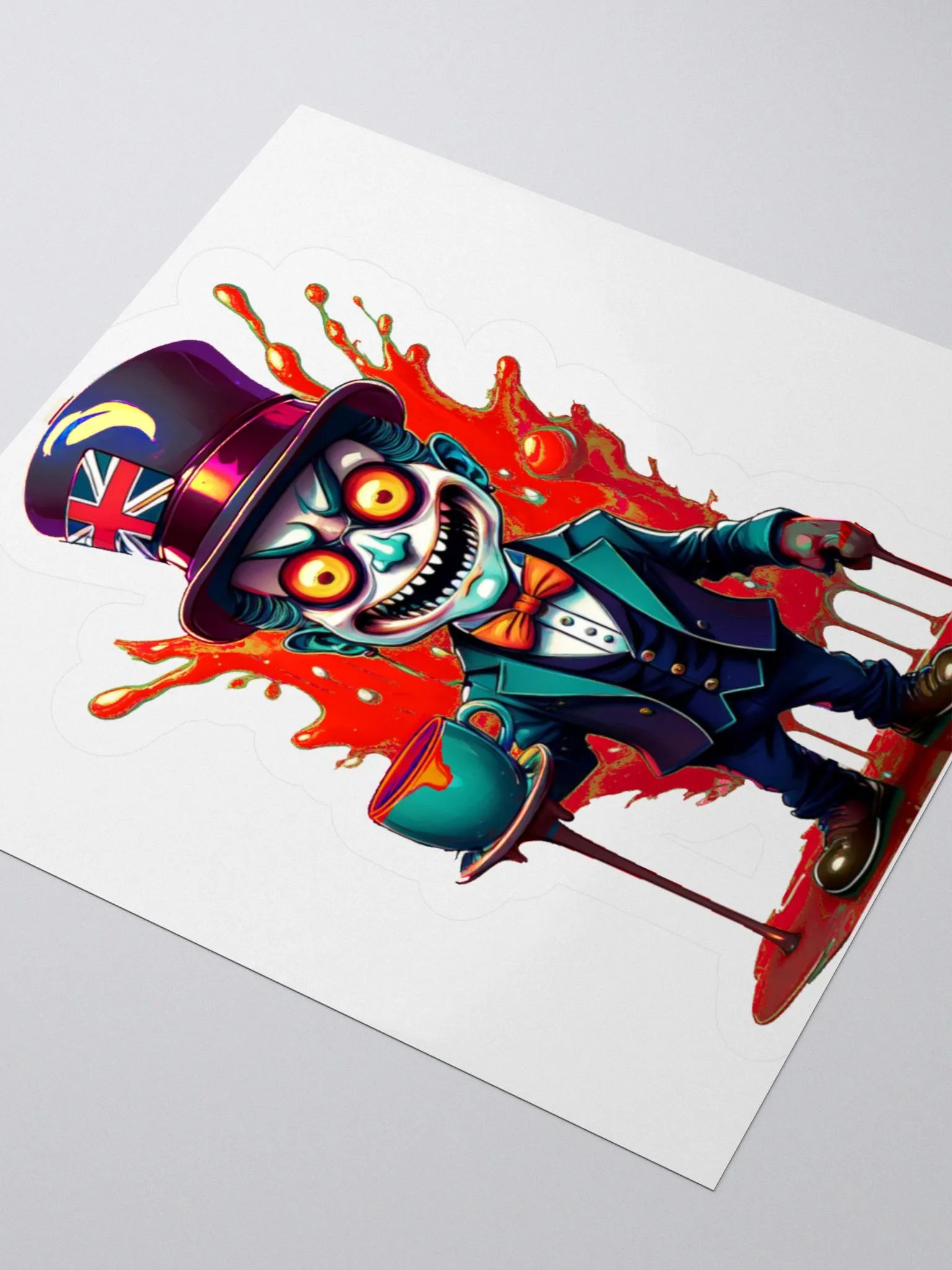 BloodSoakedBrit Character Vinyl Sticker 💀🔥 product image (2)