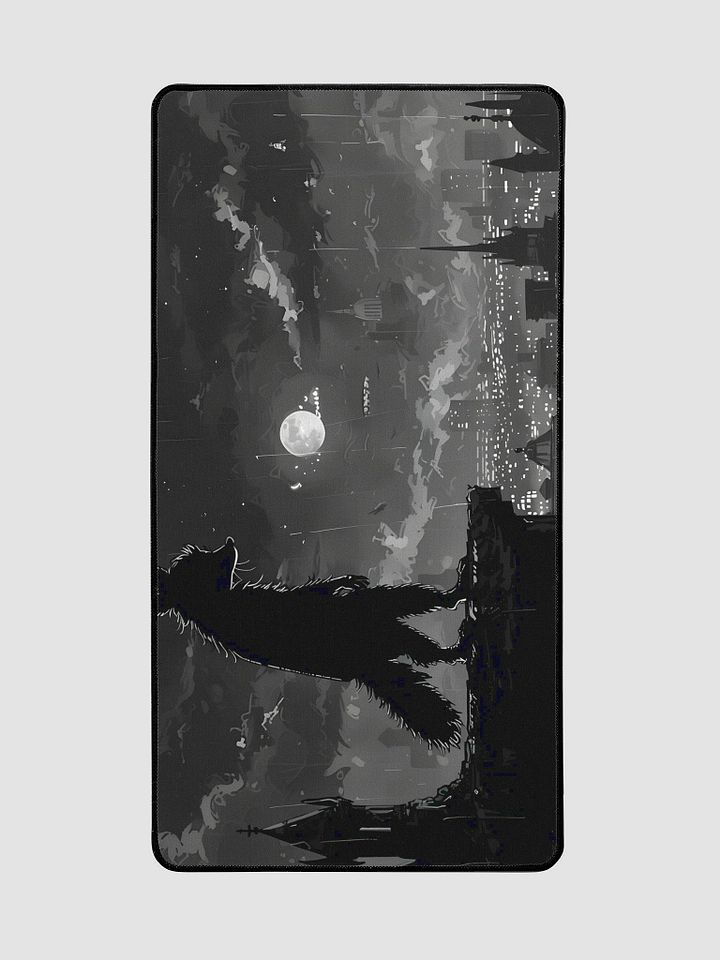 Noir Raccoon Deskmat product image (2)