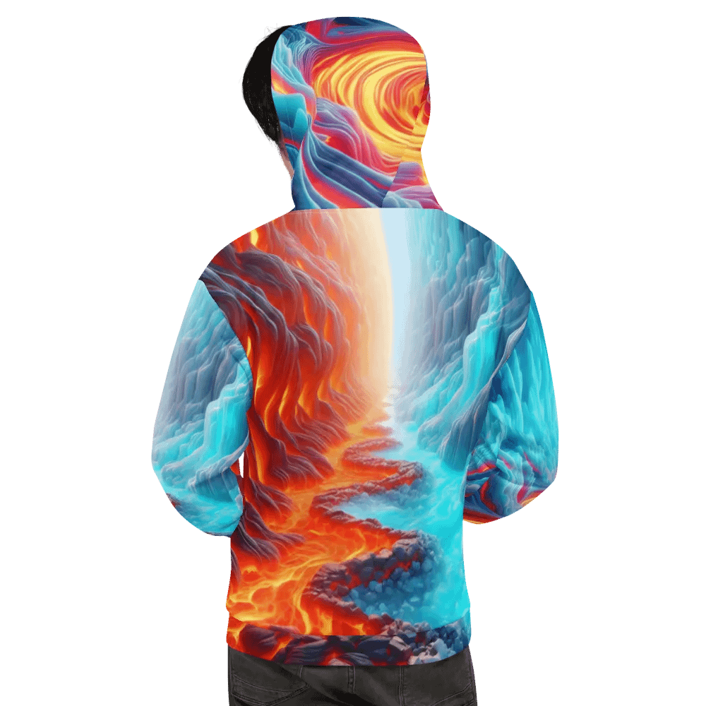 Fire and Ice - Blazing Glacier Cracks #21 product image (8)