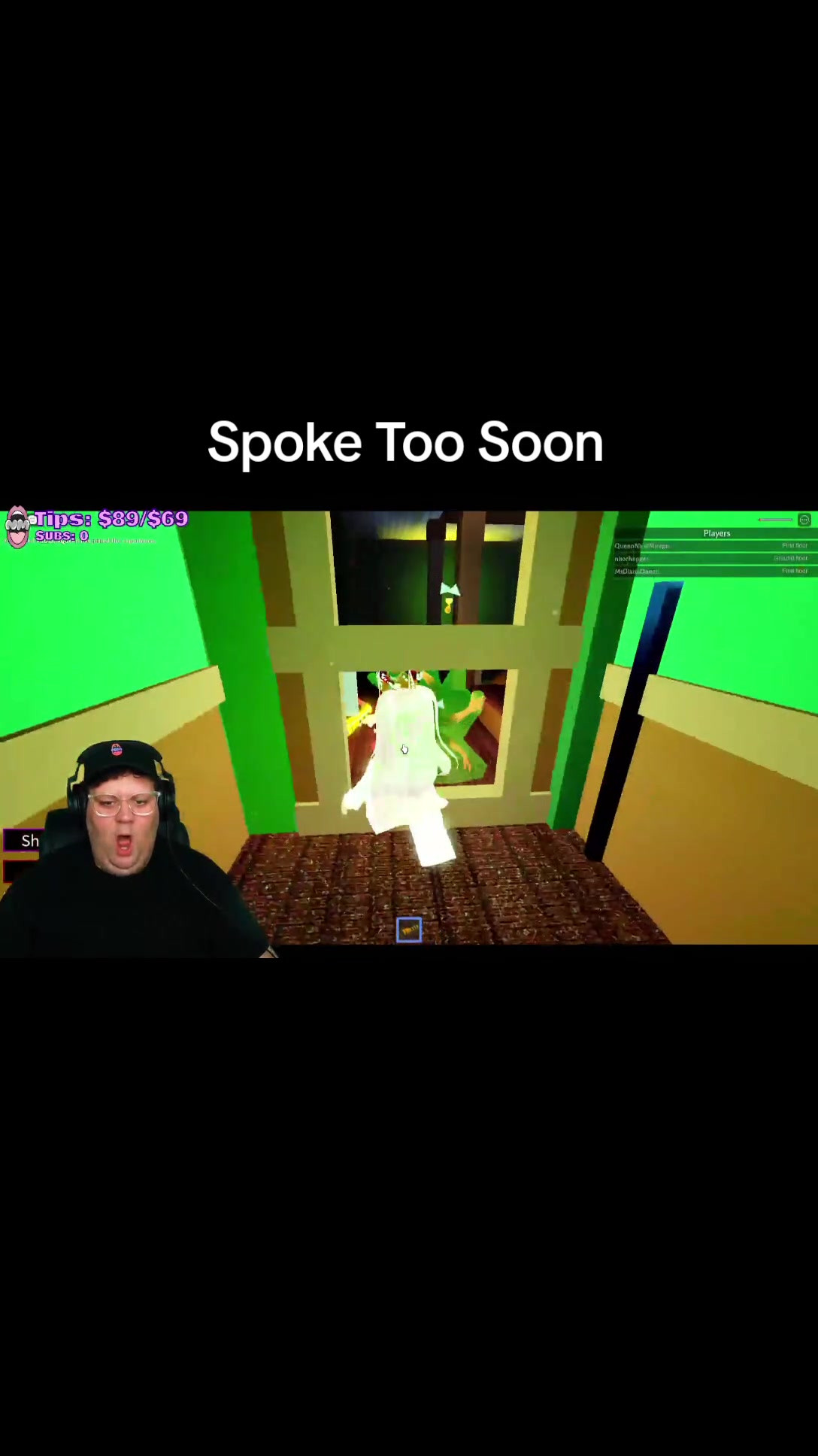 You ok girl?... @Diana Hole #gaming  #gamingskills #twitch #roblox #scarygames #fyp 