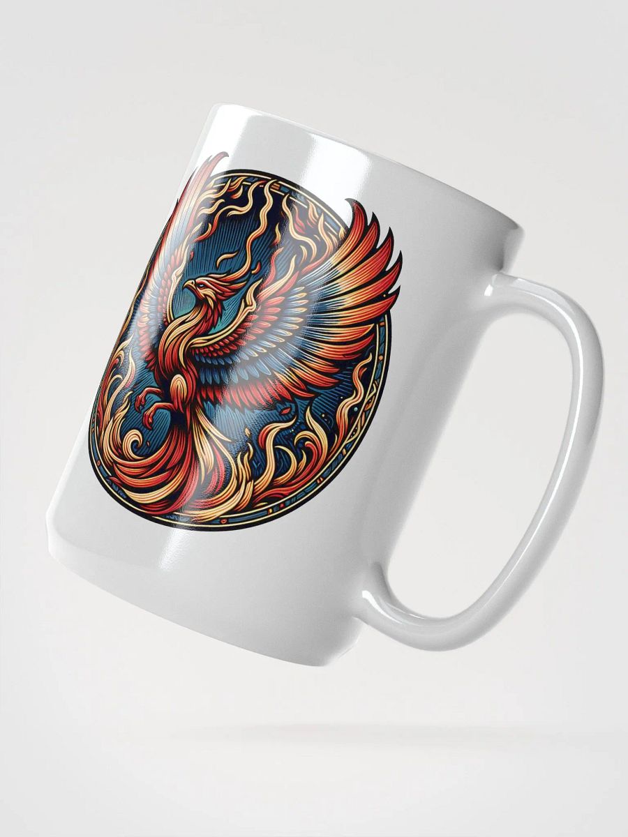 Phoenix Emblem Coffee Mug – Sip with Strength and Renewal 🔥🦅 product image (2)