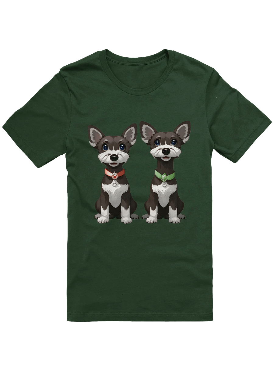 Cartoon Schnauzer Theme T-shirt product image (36)