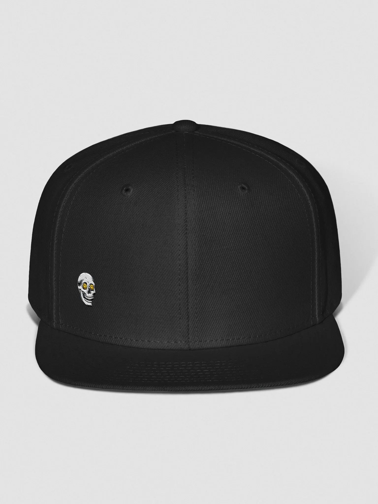 Smiley Skull Snapback Cap product image (1)