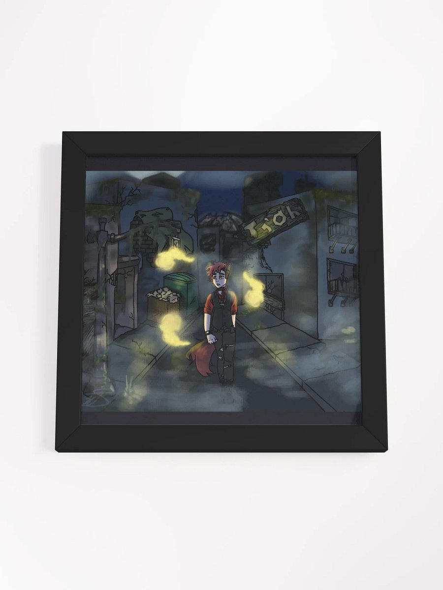 Framed High-Quality Matte Poster - Walking through the Wasteland product image (4)