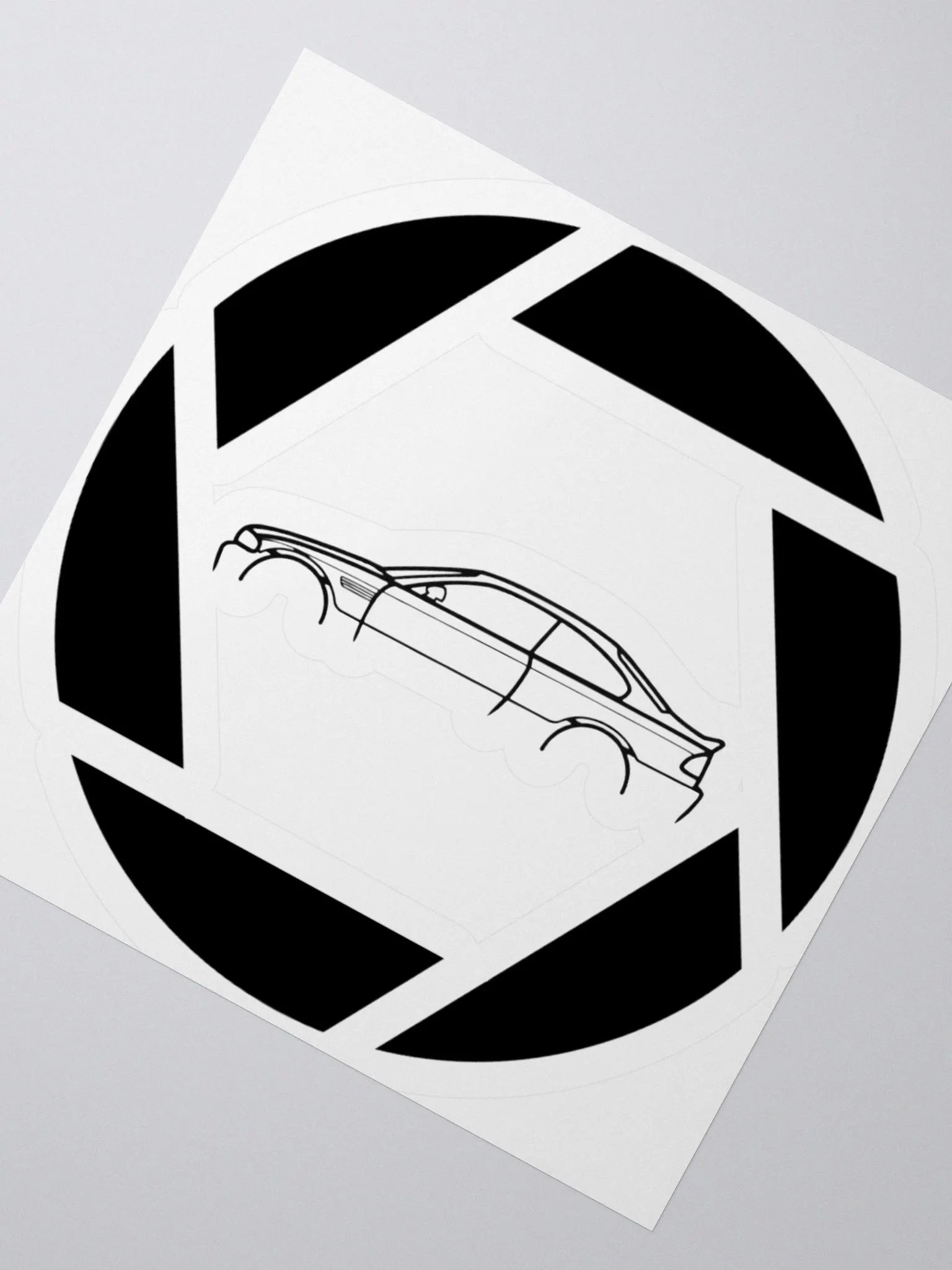 Aperture Motorsports Logo Sticker {Black} product image (3)