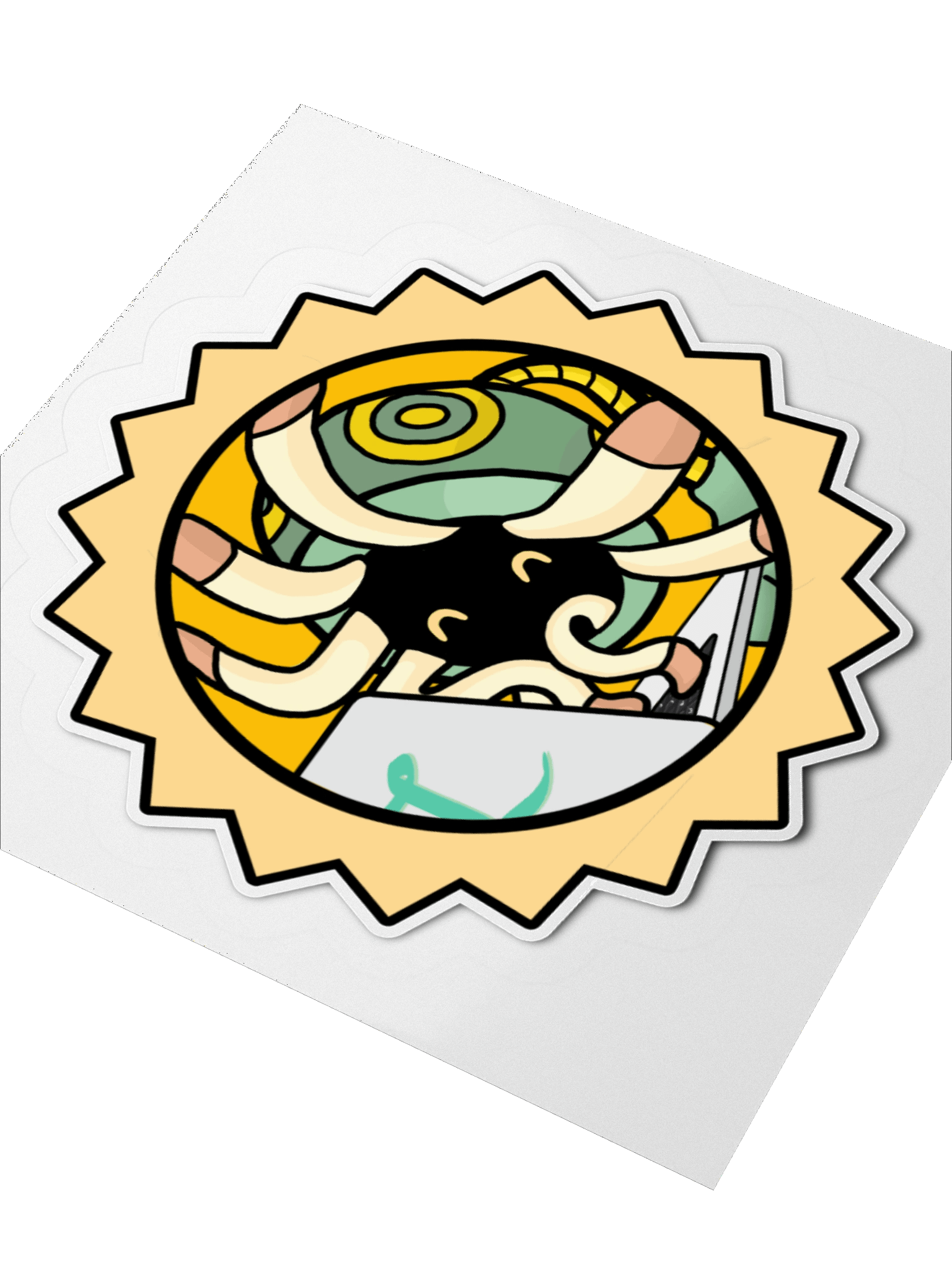 Sea Lily Work Emblem Sticker product image (9)