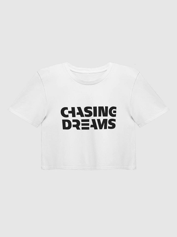 Chasing Dreams Women's Crop Top (black logo) product image (1)
