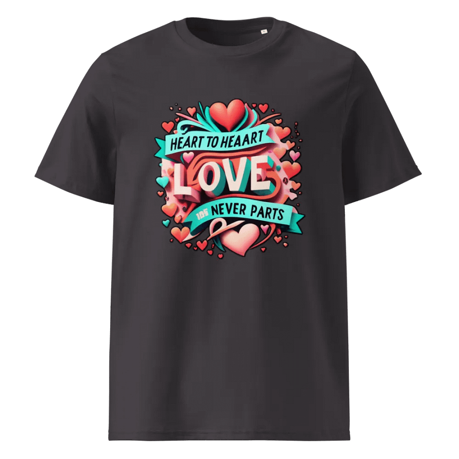 Heart to Heart, love never parts T-shirt product image (2)