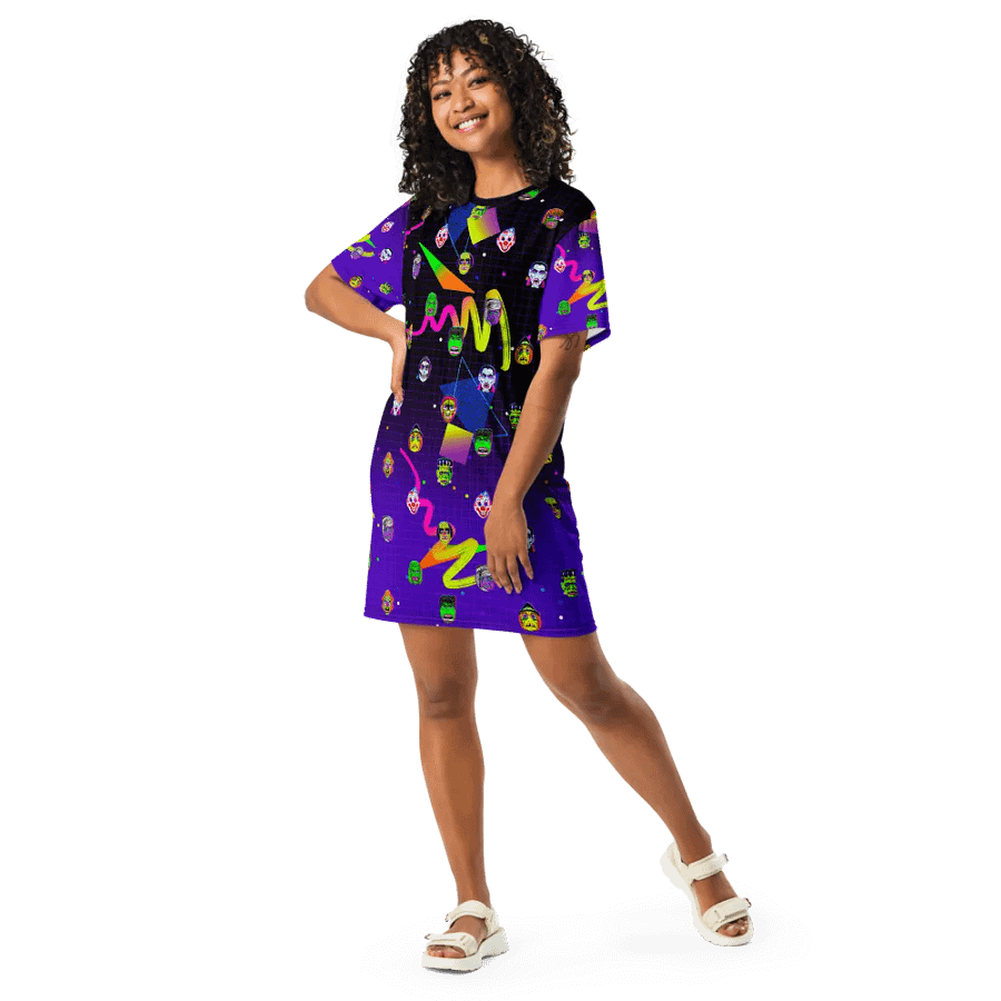 Horror Icons T-Shirt Dress product image (7)