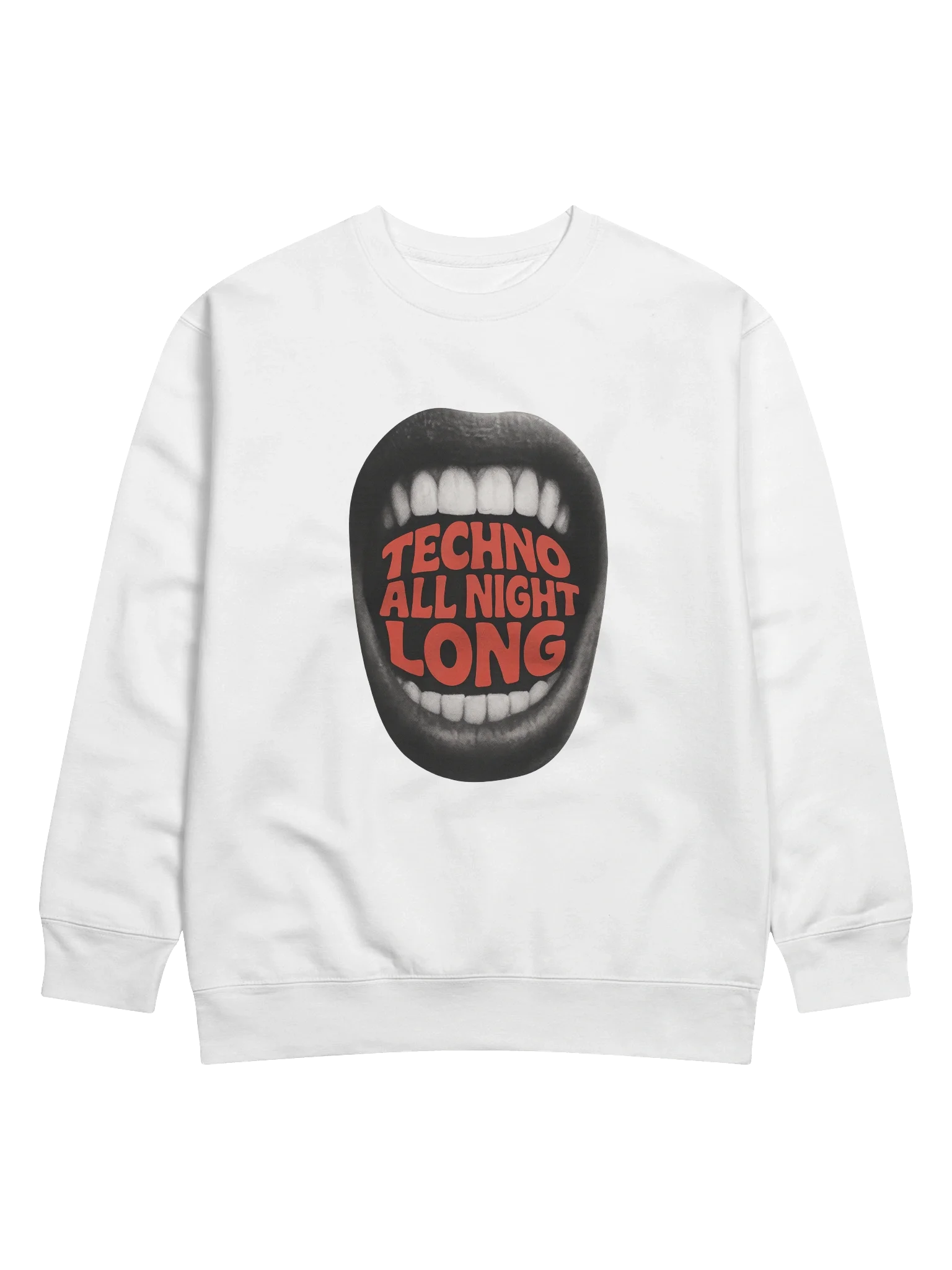 TECHNO ALL NIGHT LONG – Rave-Ready Statement Design product image (1)