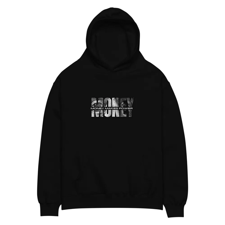 "Money" Premium Unisex Hoodie - Graphic Front & Back Print Oversized Hoodie product image (3)