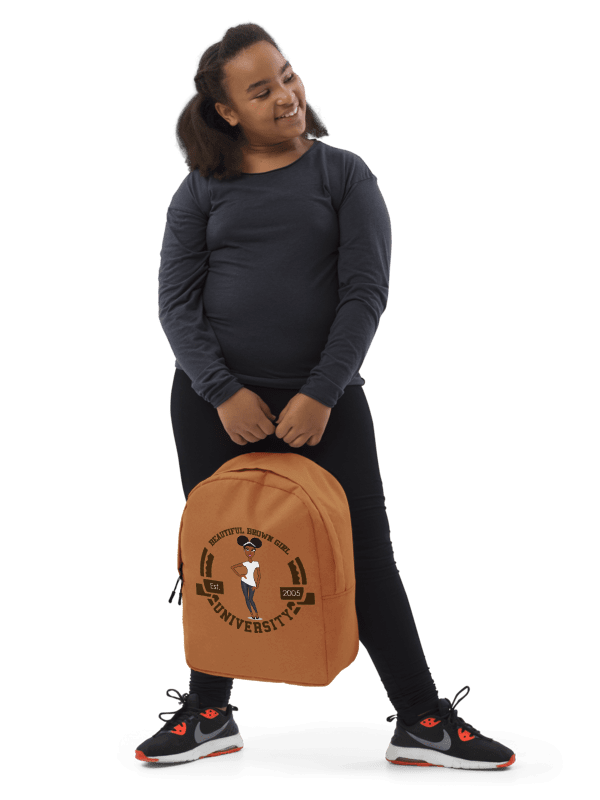 Beautiful Brown Girl University Backpack product image (3)