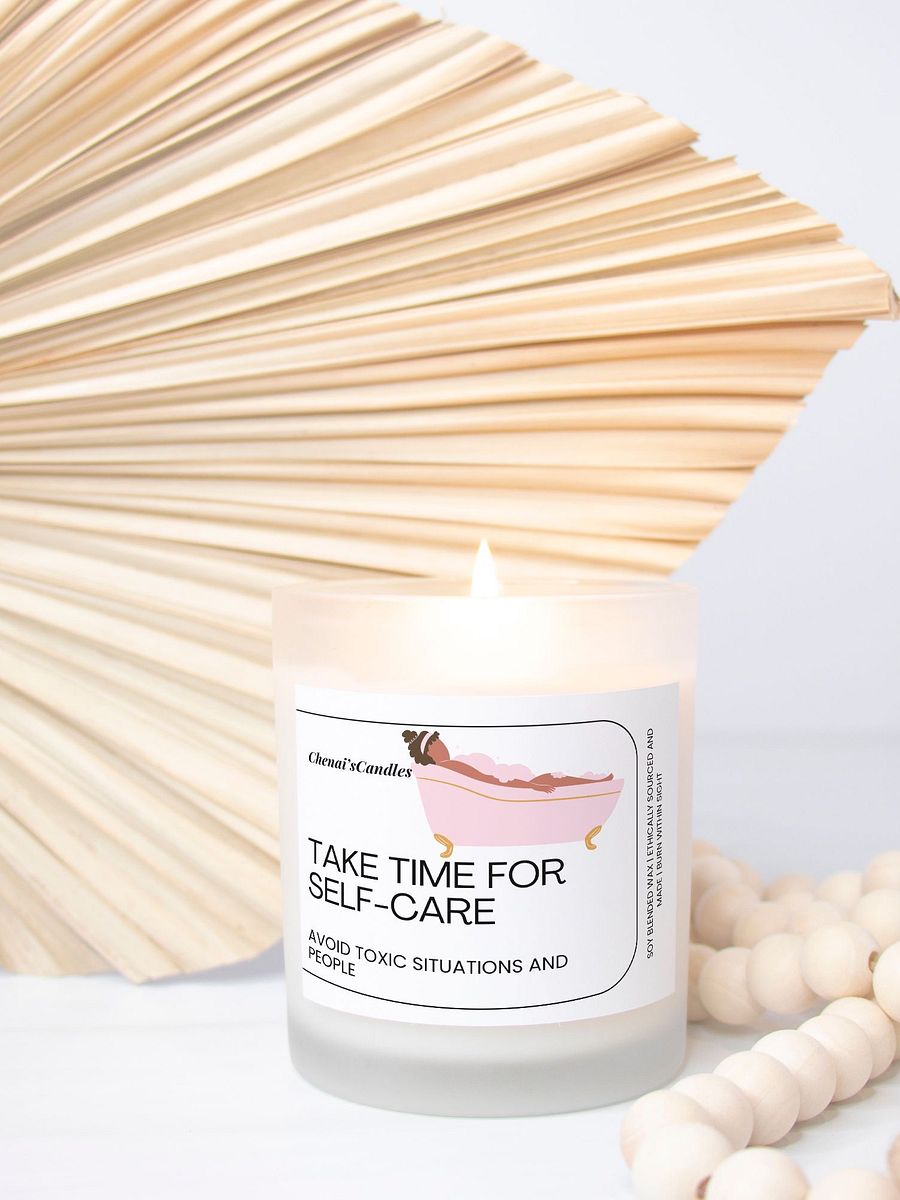Self-Care Frosted Candle product image (4)