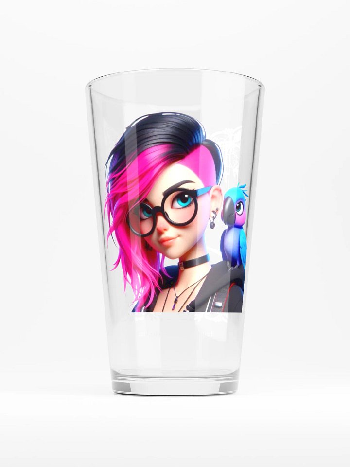 Funky PFBA Parrot Shaker Pint Glass product image (1)