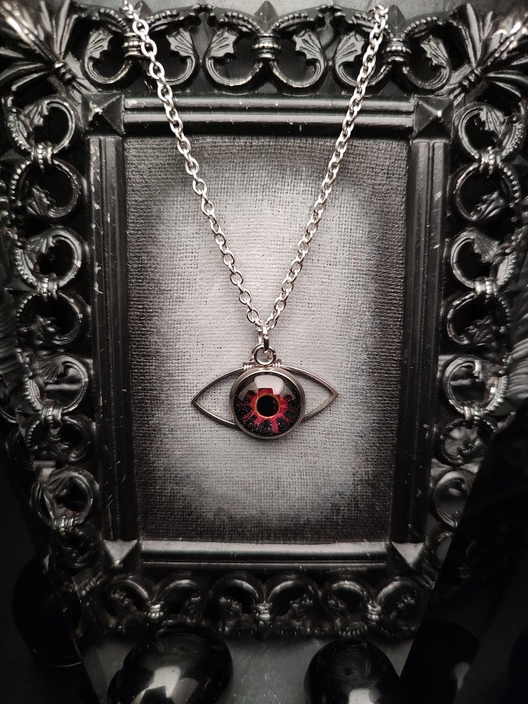 Eye Painted Amulet - Nebula Wisp product image (2)