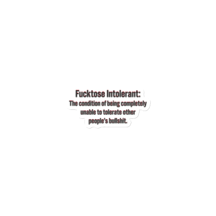Intolerant - Magnet product image (1)