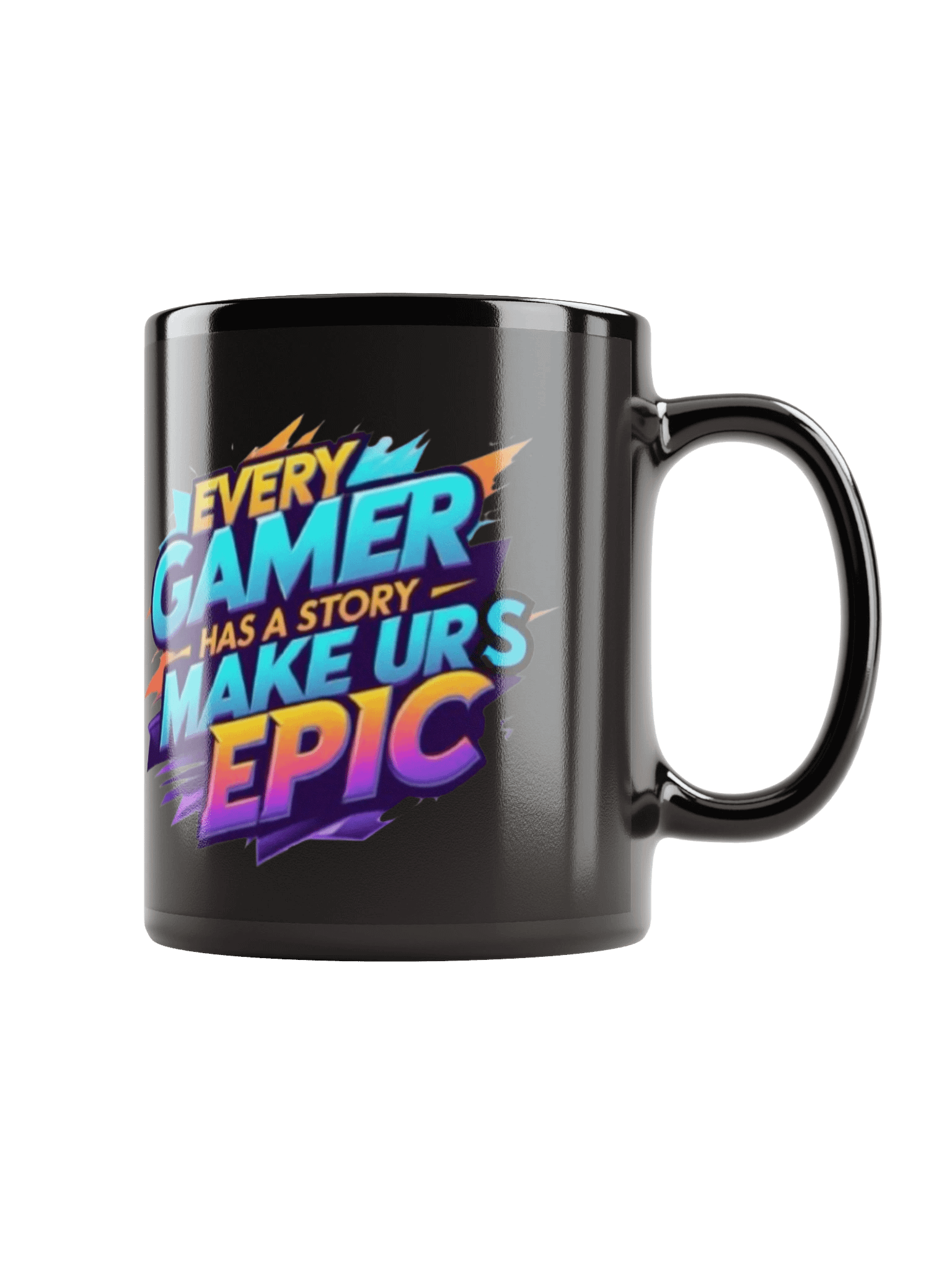 JohnTopGaming Black Glossy Mug product image (1)