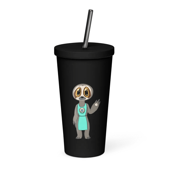 Insulated Tumbler with a Straw product image (1)