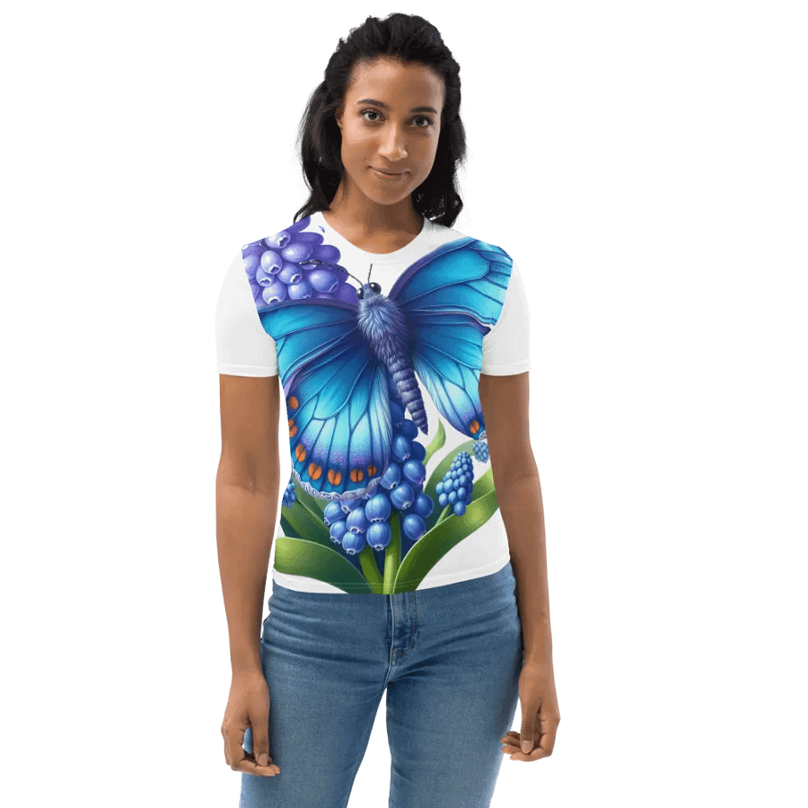 Butterfly Bliss All-Over Print Women's T-Shirt product image (10)