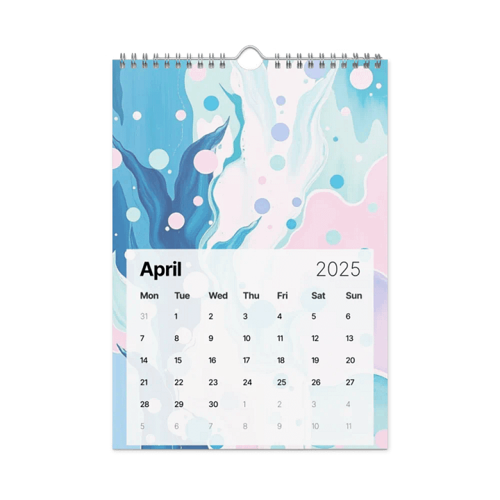 ART ABSTRACT WALL CALENDAR 2025 product image (1)