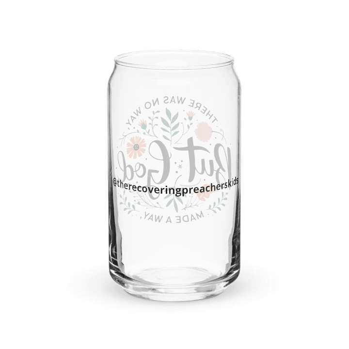 But God Can Glass Tumbler product image (2)