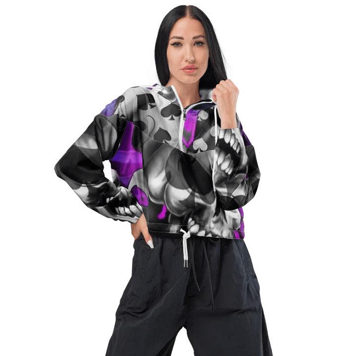 Jester Skull Women's Windbreaker product image (1)