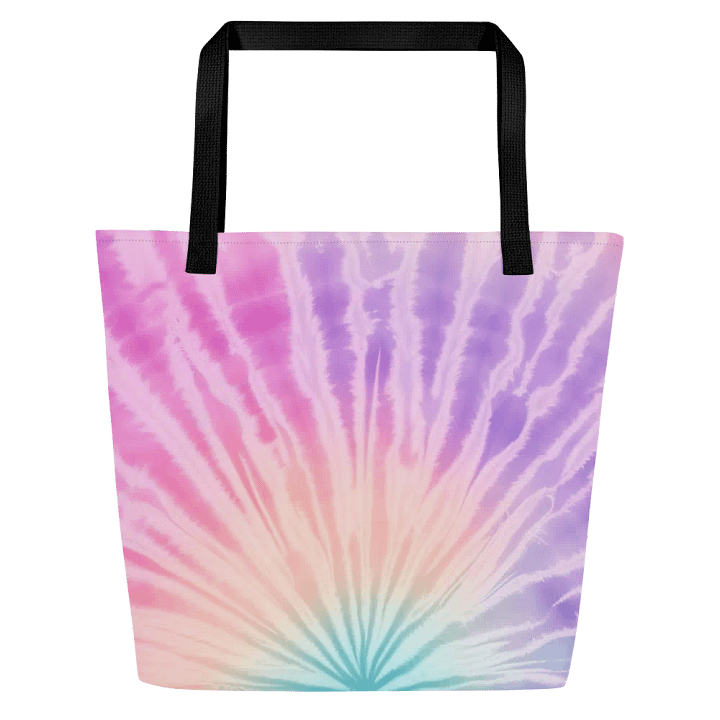 Pastel Radiance Tie-Dye Tote Bag product image (1)