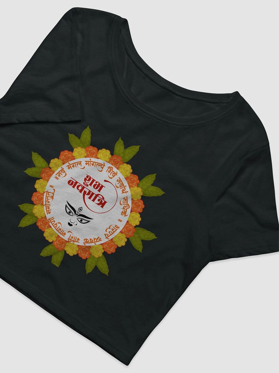 Navratri Crop Tee - Enjoy your festival product image (9)